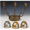 Image 1 : Brass Three Light Wall Sconce