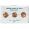 Image 1 : Three American Arts Gold Medallions