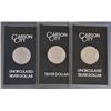 Image 1 : 1883 Carson City Morgan Silver Dollars (3)