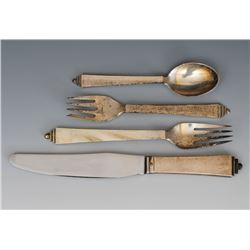 Georg Jensen Sterling Silver Partial Flatware Set