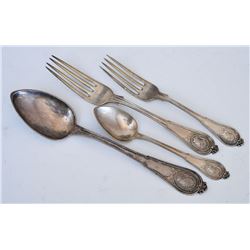 Duhme &amp; Co. Sterling Silver Partial Flatware Set