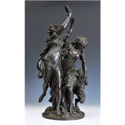 Bronze Group of Bacchantes