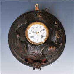 French Bronze Novelty Clock