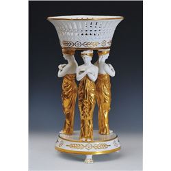 Sevres Porcelain Figural Centerpiece