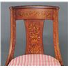 Image 3 : Set of (9) Dutch Marquetry Side Chairs