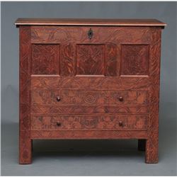 Wallace Nutting Oak Hadley Chest