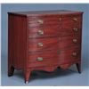 Image 1 : Federal Mahogany Bow Front Chest