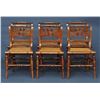 Image 1 : Set of 6 Classical Curly Maple Side Chairs