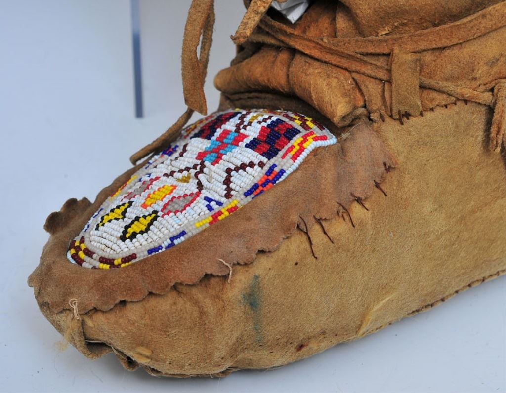 native american beaded boots