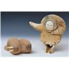 Image 1 : Pair of Fossilized Whale Bone Sculptures