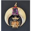 Image 1 : Masonic 14k Gold Watch Fob Pendant