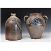 Image 1 : Two Pieces of Decorated American Stoneware
