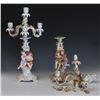 Image 1 : Pair of Meissen Candelabra