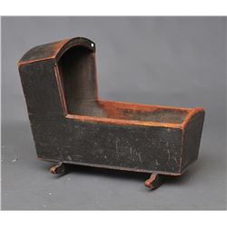 Early American Pine Cradle