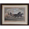 Image 1 : Currier and Ives Horse Racing Lithograph