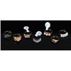 Image 1 : Group of Seven 14k Gold Rings