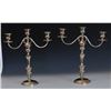 Image 1 : Pair of Sterling Silver Weighted Candlesticks