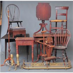 Group of Antique American Country Furniture