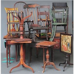 Group of Antique American Country Furniture