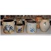 Image 2 : Group of (8) Stoneware Crocks
