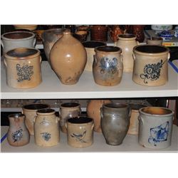 Group of (9) Stoneware Articles