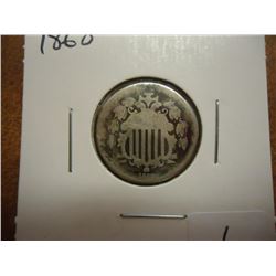 1868 SHIELD NICKEL