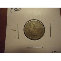 1865 THREE CENT PIECE (NICKEL)