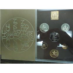 1974 GREAT BRITAIN AND NORTHERN IRELAND PROOF SET ORIGINAL ROYAL MINT PACKAGING