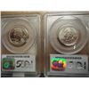 Image 2 : 2000-P & D VIRGINIA QUARTERS PCGS MS66'S