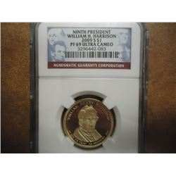 2009-S HARRISON DOLLAR NGC PF69 ULTRA CAMEO