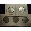 Image 2 : 5 ASSORTED CANADA SILVER 25 CENTS