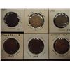 Image 1 : 1904,05,11,13,18 & 19 CANADA  LARGE CENTS