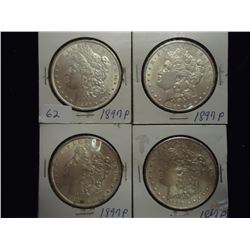 4-1897-P MORGAN SILVER DOLLARS AU