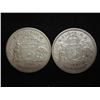 Image 1 : 1946 & 1951 AUSTRALIA SILVER FLORINS