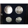 Image 2 : 1974/75 CANADA SILVER UNC 1976 MONTREAL OLYMPIC SET, CONTAINS: 2-$5 AND 2-$10 COINS, ORIGINAL ROYAL 