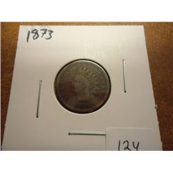 1873 INDIAN HEAD CENT (SEMI-KEY)