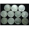 Image 1 : 11 ASSORTED 1920'S BUFFALO NICKELS