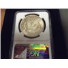 Image 2 : 1921 MORGAN SILVER DOLLAR NGC MS64 IN BLACK CASE