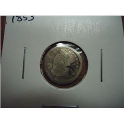 1853 SEATED LIBERTY HALF DIME
