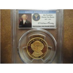 2008-S VAN BUREN DOLLAR PCGS PR69 DCAM