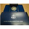 Image 1 : 1987-S US CONSTITUTION PROOF SILVER DOLLAR ORIGINAL US MINT PACKAGING