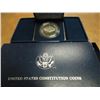 Image 2 : 1987-S US CONSTITUTION PROOF SILVER DOLLAR ORIGINAL US MINT PACKAGING