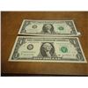 Image 1 : 2-2003-A $1 FRN'S LOW CONSECUTIVE SERIAL 'S UNC SERIAL NUMBERS ARE:G00003191H-G00003192H