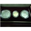 Image 2 : 1992 US OLYMPIC GOLD & SILVER 3 COIN UNC SET 1992-W GOLD $5 COIN, 1992-D BASEBALL SILVER DOLLAR AND 