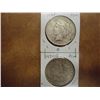 Image 1 : 1921-S MORGAN & 1925 PEACE SILVER DOLLARS