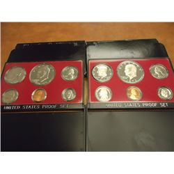 1973 & 1975 US PROOF SETS (WITH BOXES)