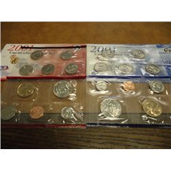 2001 US MINT SET (UNC) P/D (WITH ENVELOPE)