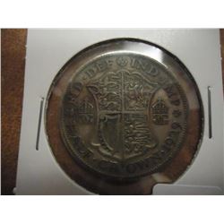 1929 GREAT BRITAIN SILVER HALF CROWN