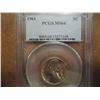 Image 1 : 1961 JEFFERSON NICKEL PCGS MS64