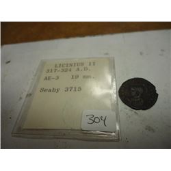317-324 A.D. LICINIUS II ANCIENT COIN SEABY 37-15